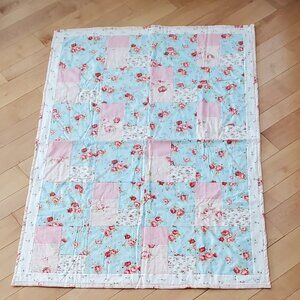 Handmade Patchwork Quilt Multicolor Not Pre-Washed 40" x 57"